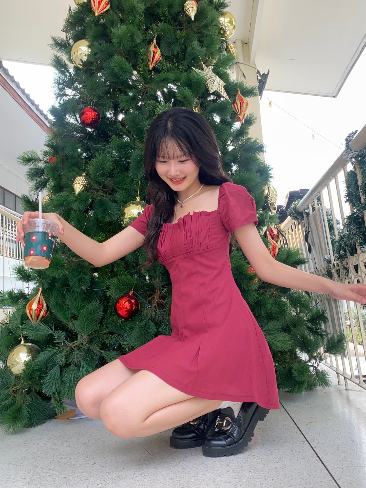 Pony Dress - RED