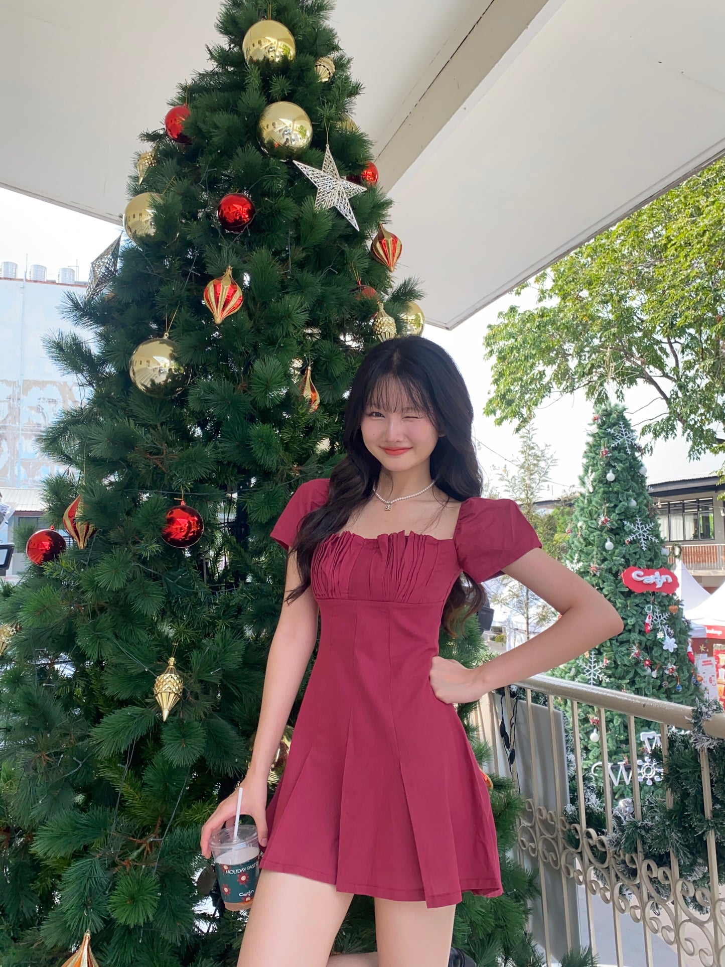 Pony Dress - RED