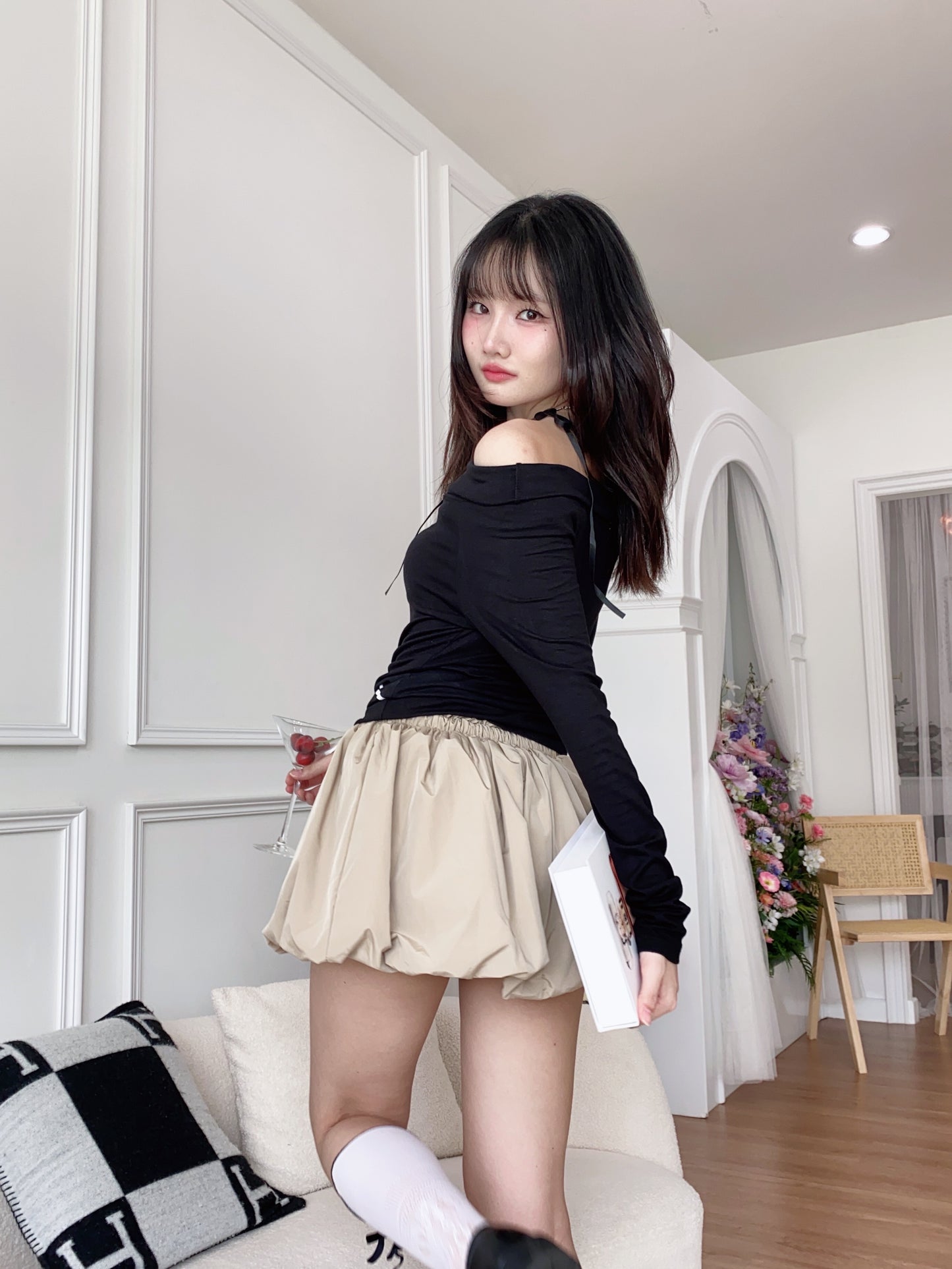 Pony Skirt - BROWN