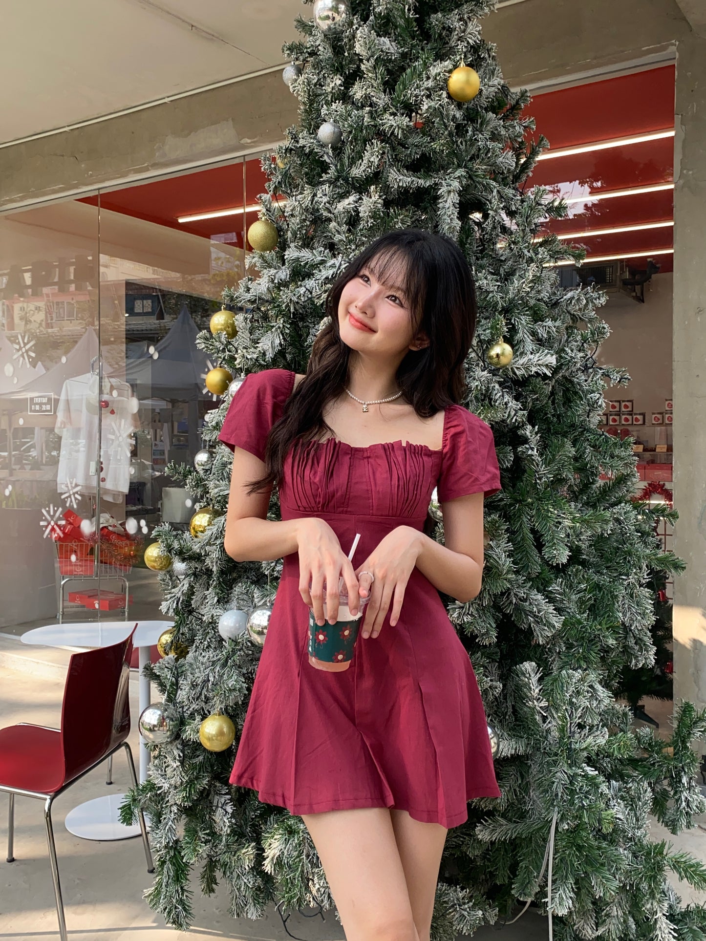 Pony Dress - RED