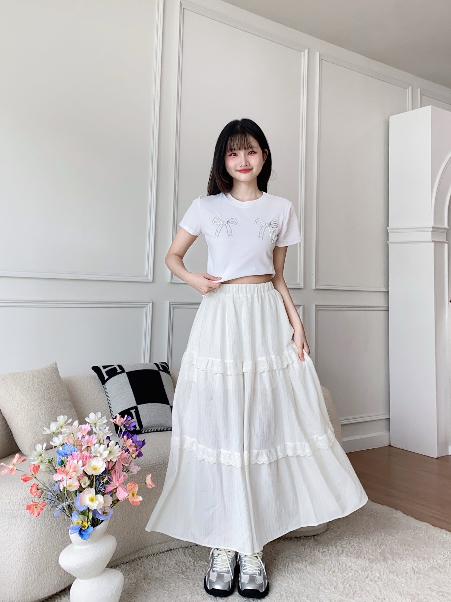 Daily Skirt - WHITE