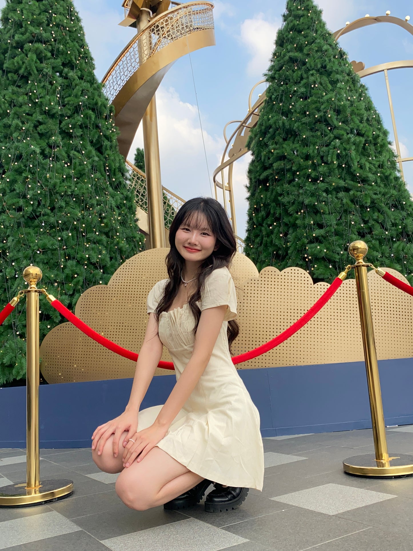 Poly Dress - CREAM