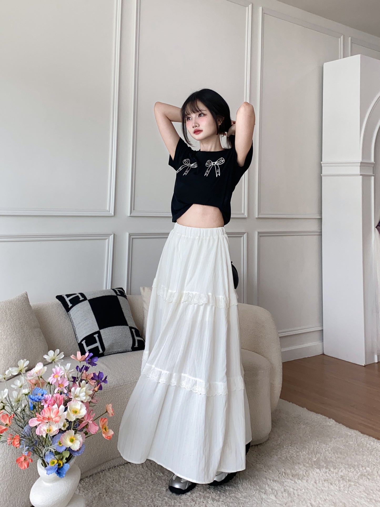 Daily Skirt - WHITE