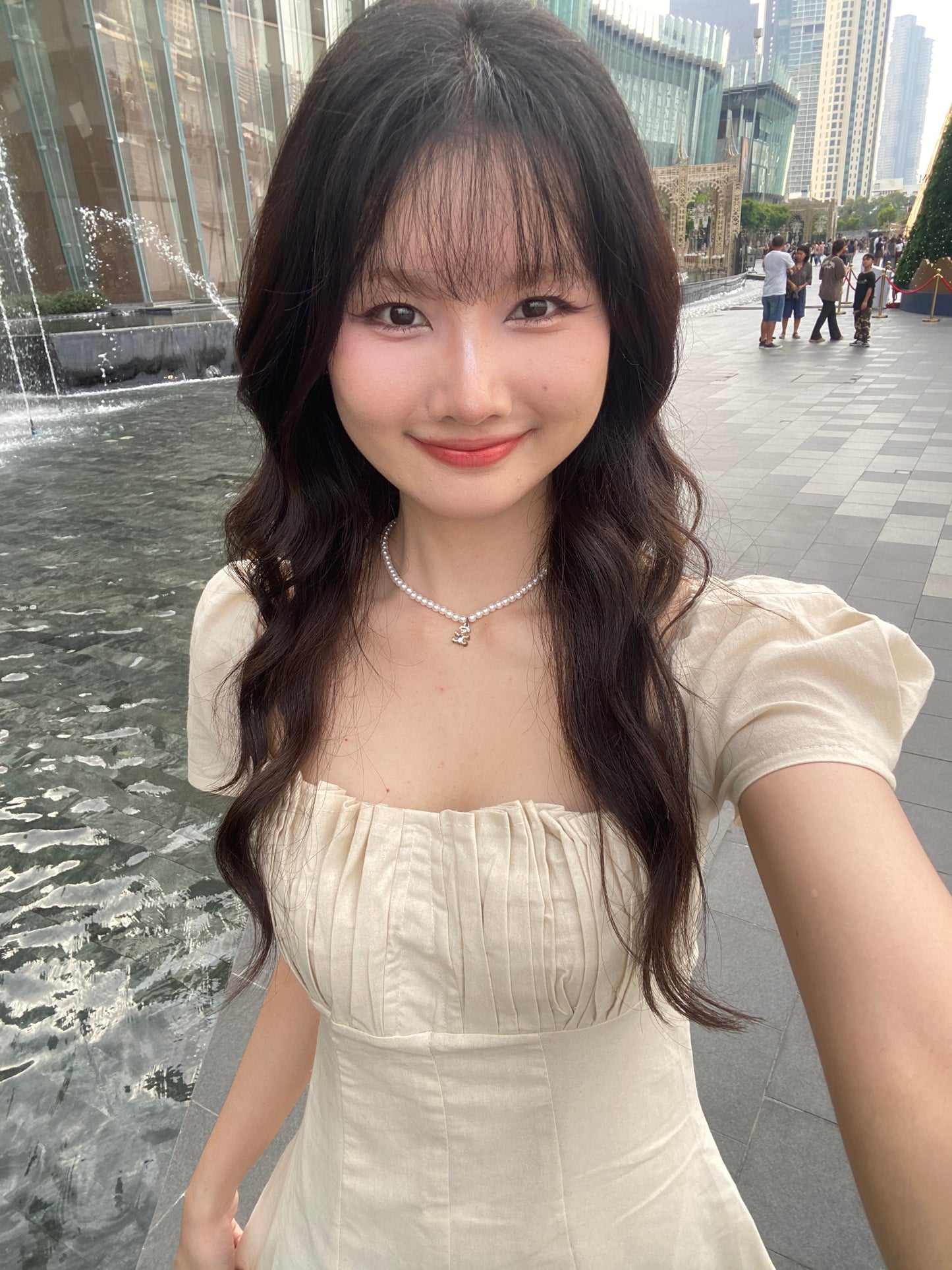 Poly Dress - CREAM