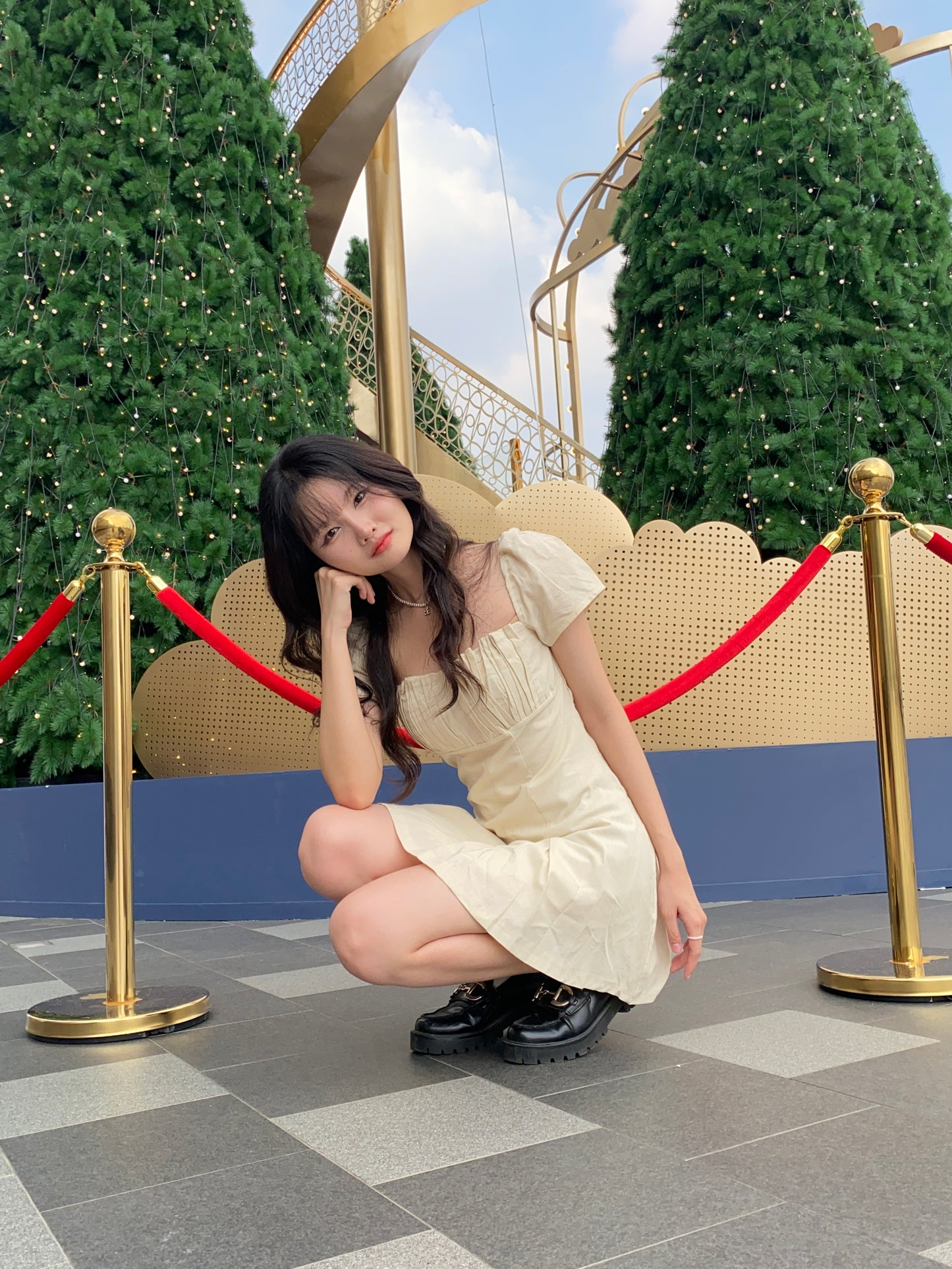 Poly Dress - CREAM
