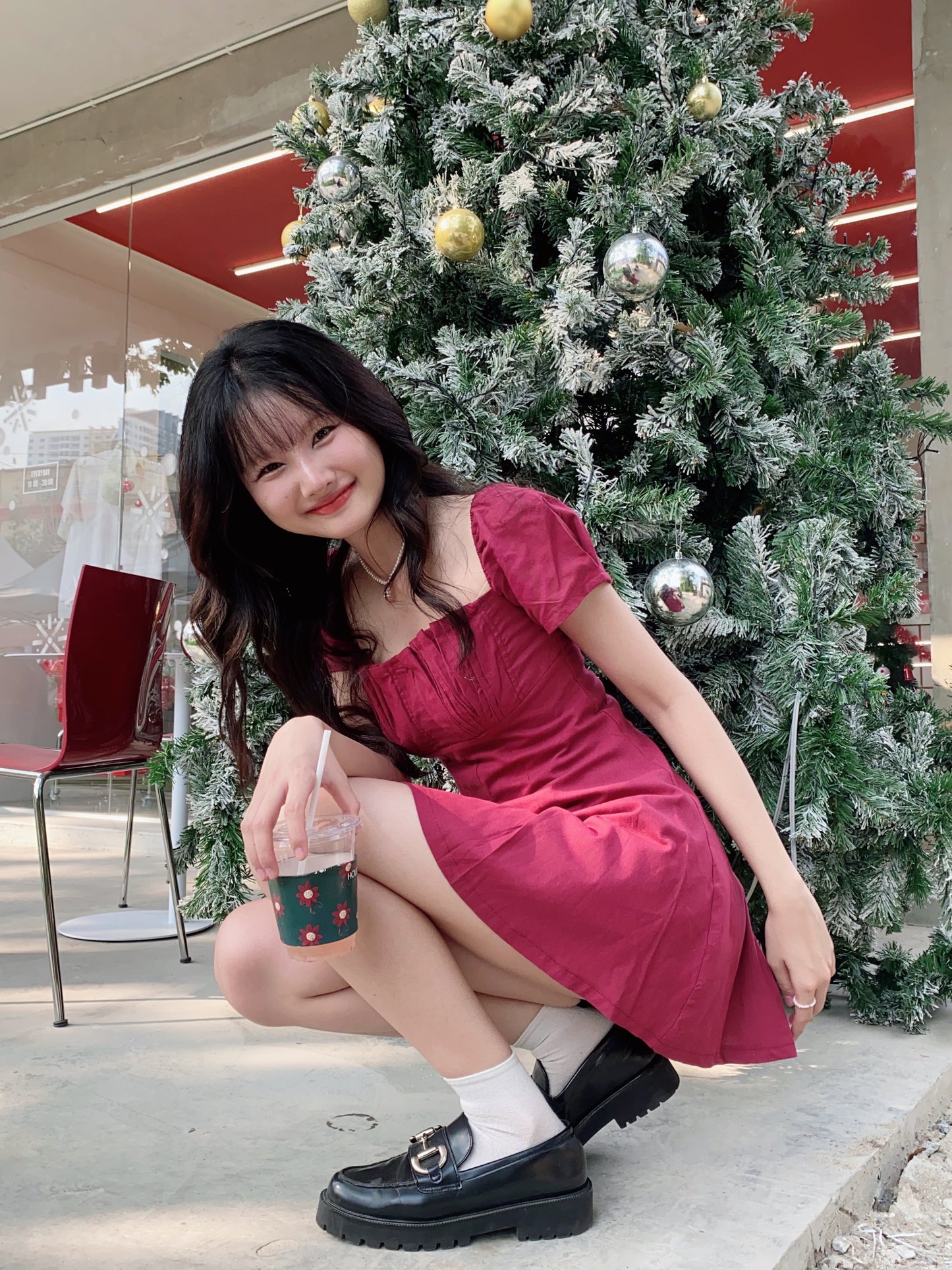 Pony Dress - RED