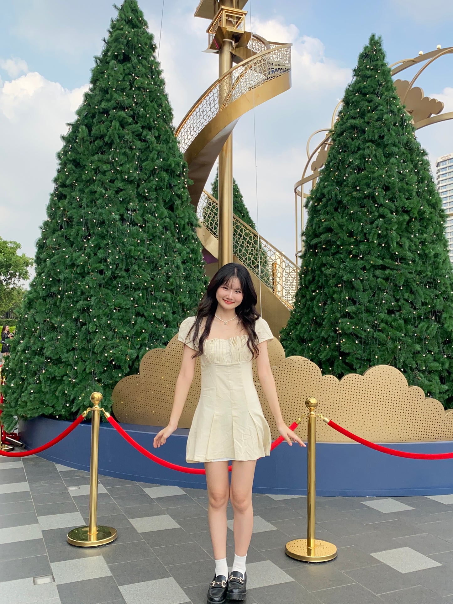 Poly Dress - CREAM