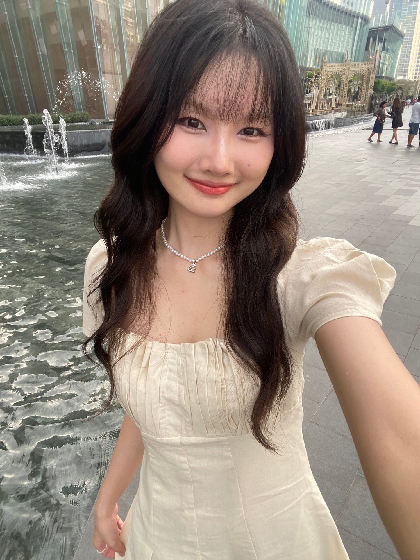 Poly Dress - CREAM