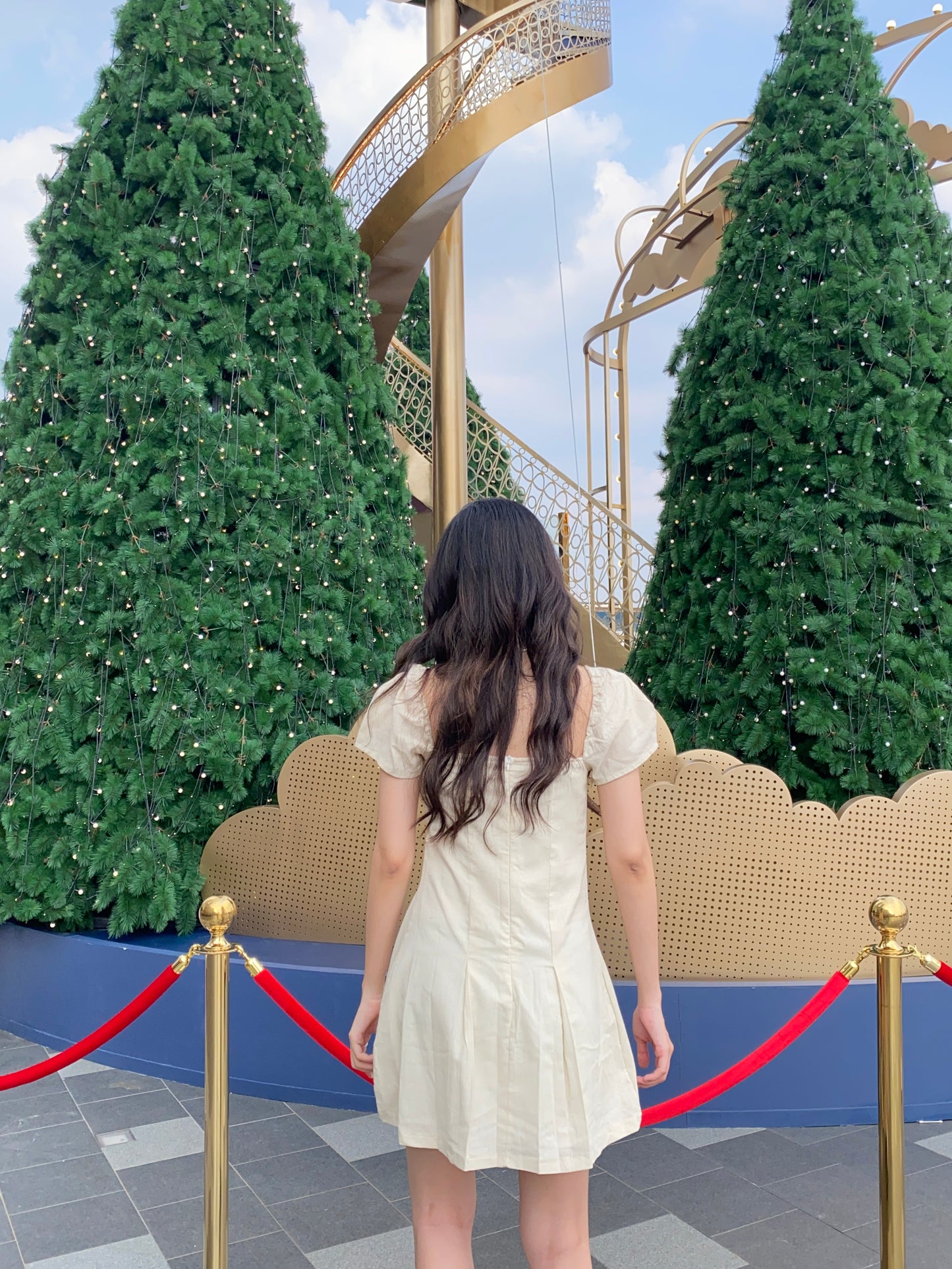 Poly Dress - CREAM