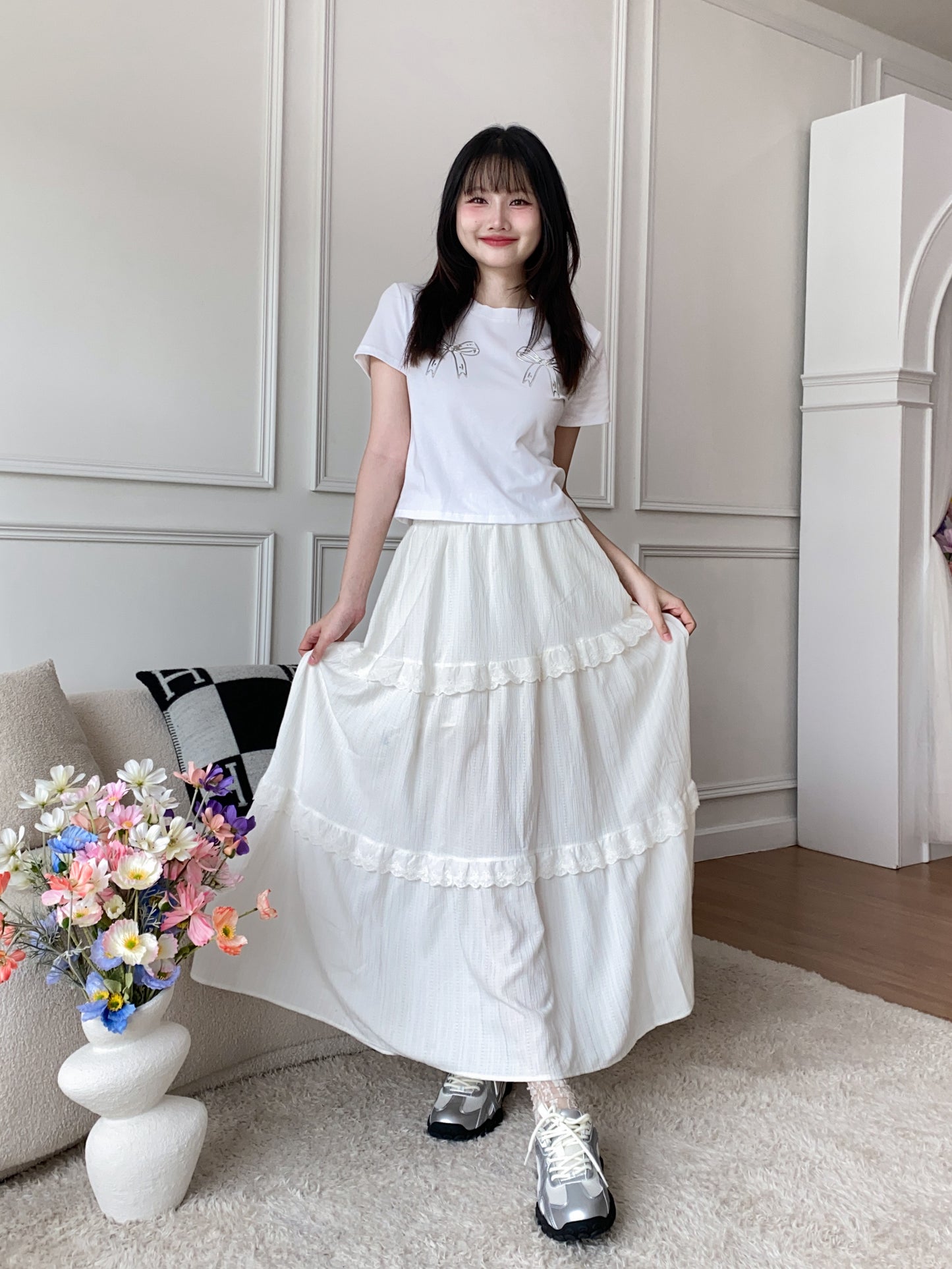 Daily Skirt - WHITE