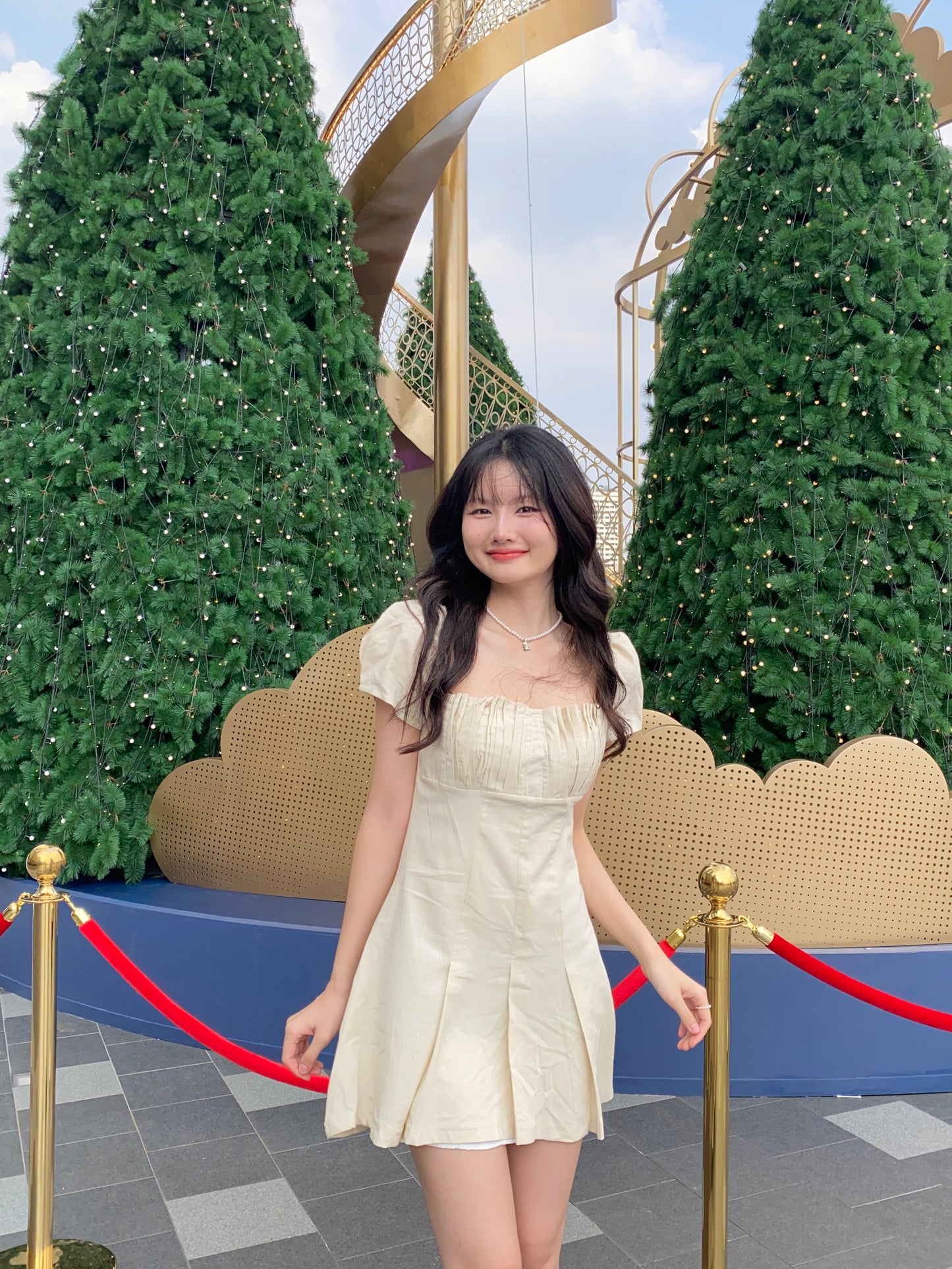 Poly Dress - CREAM