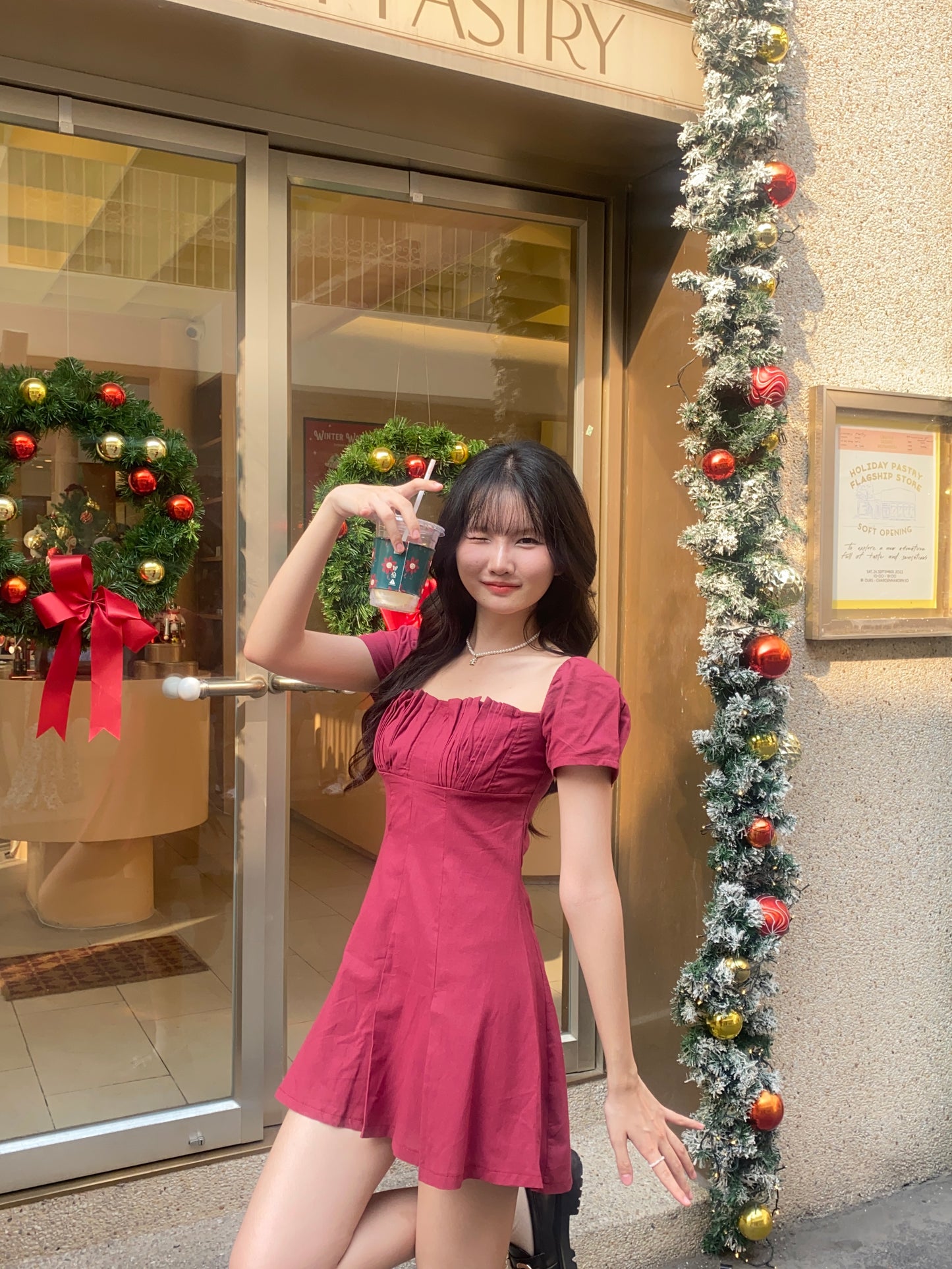 Pony Dress - RED