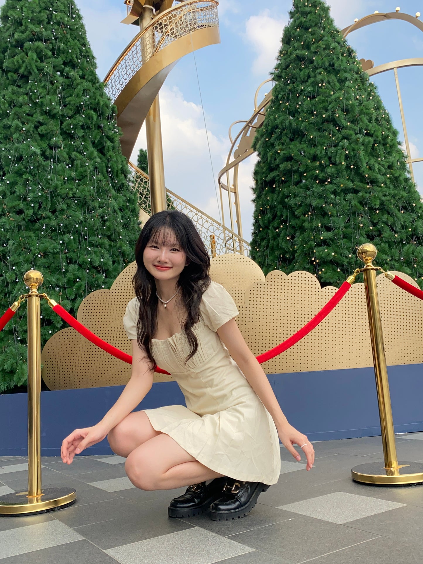 Poly Dress - CREAM