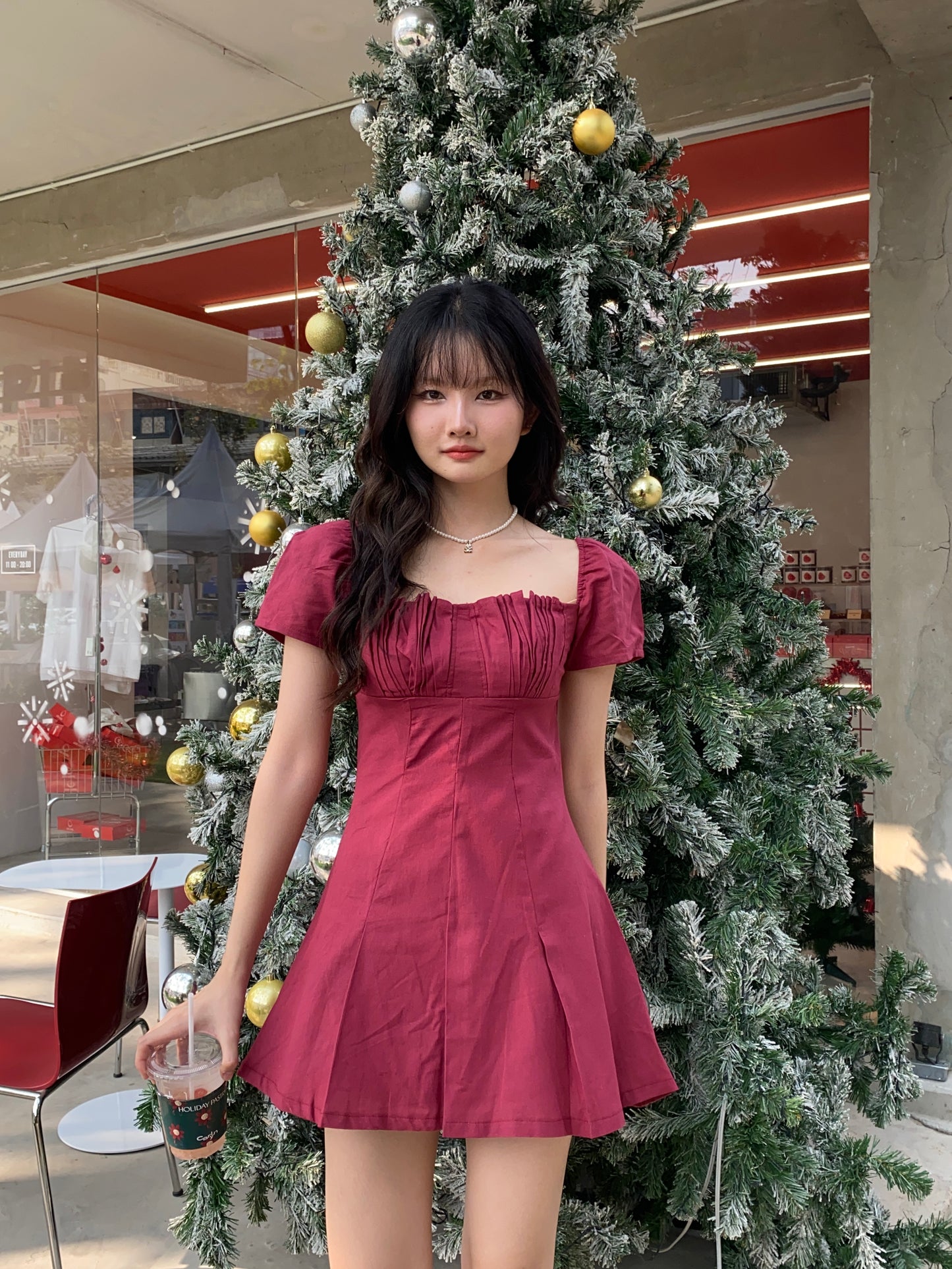 Pony Dress - RED
