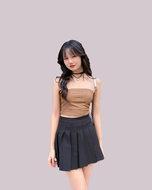 Zoey Top - BROWN