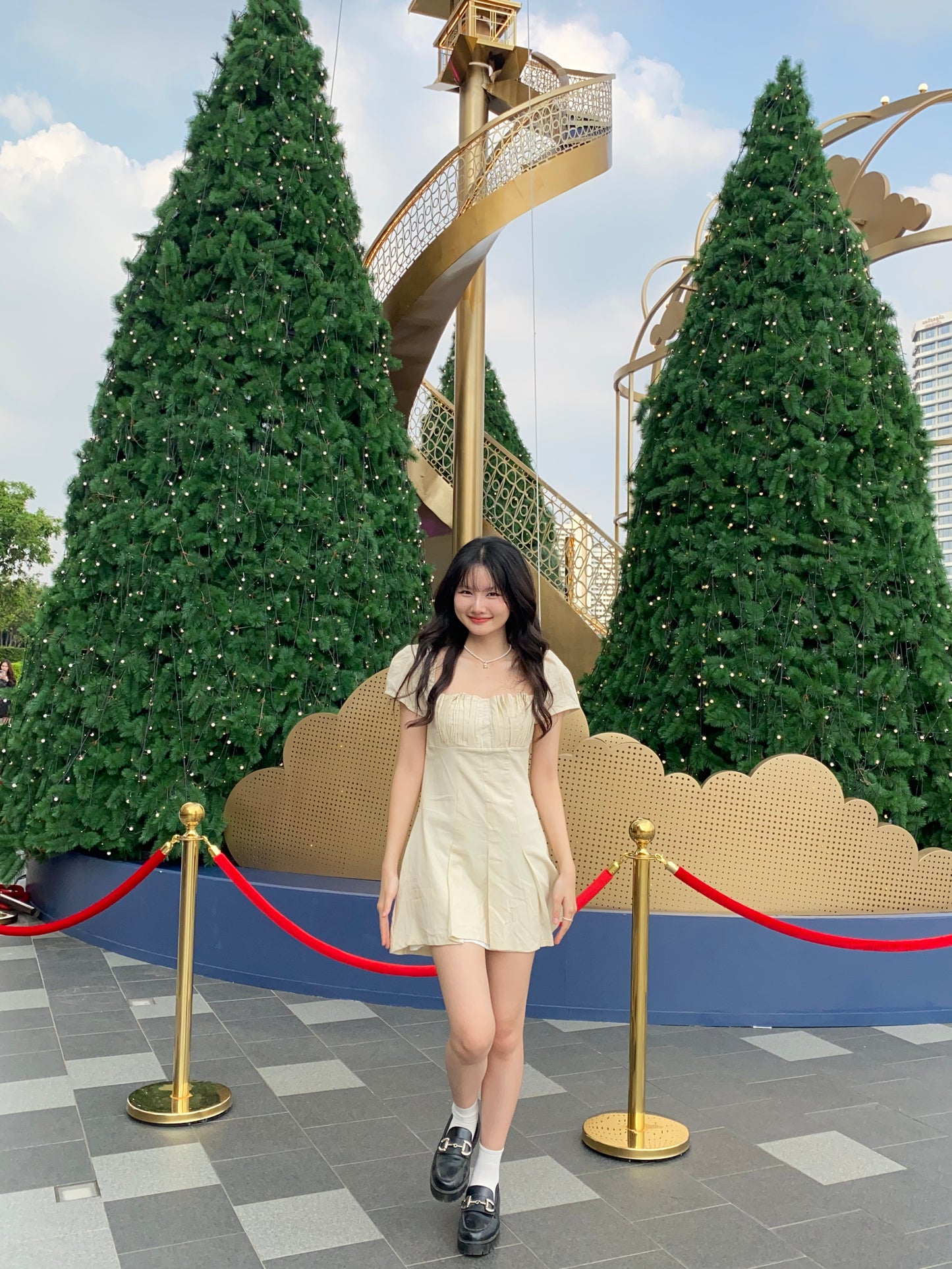 Poly Dress - CREAM