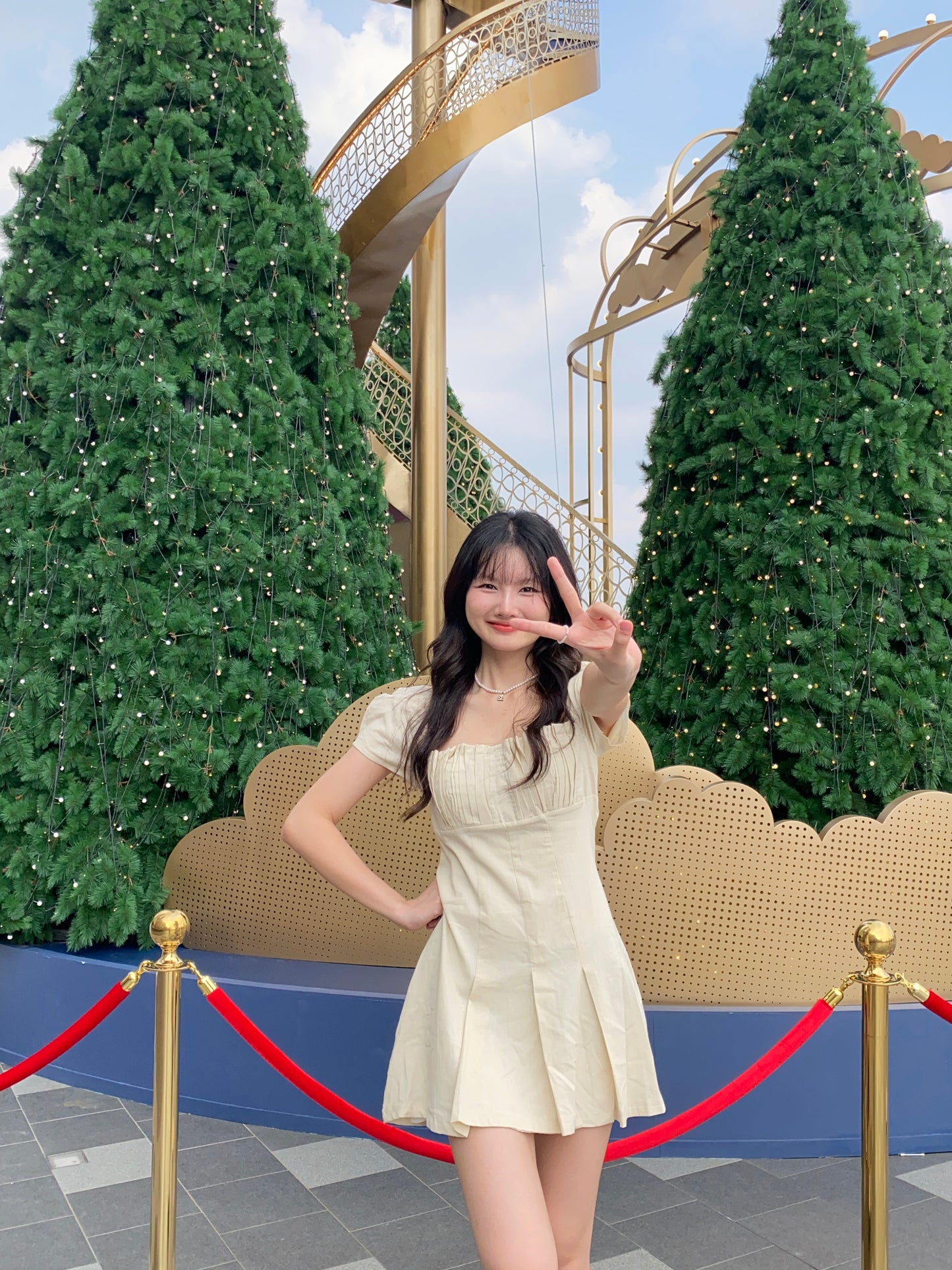 Poly Dress - CREAM