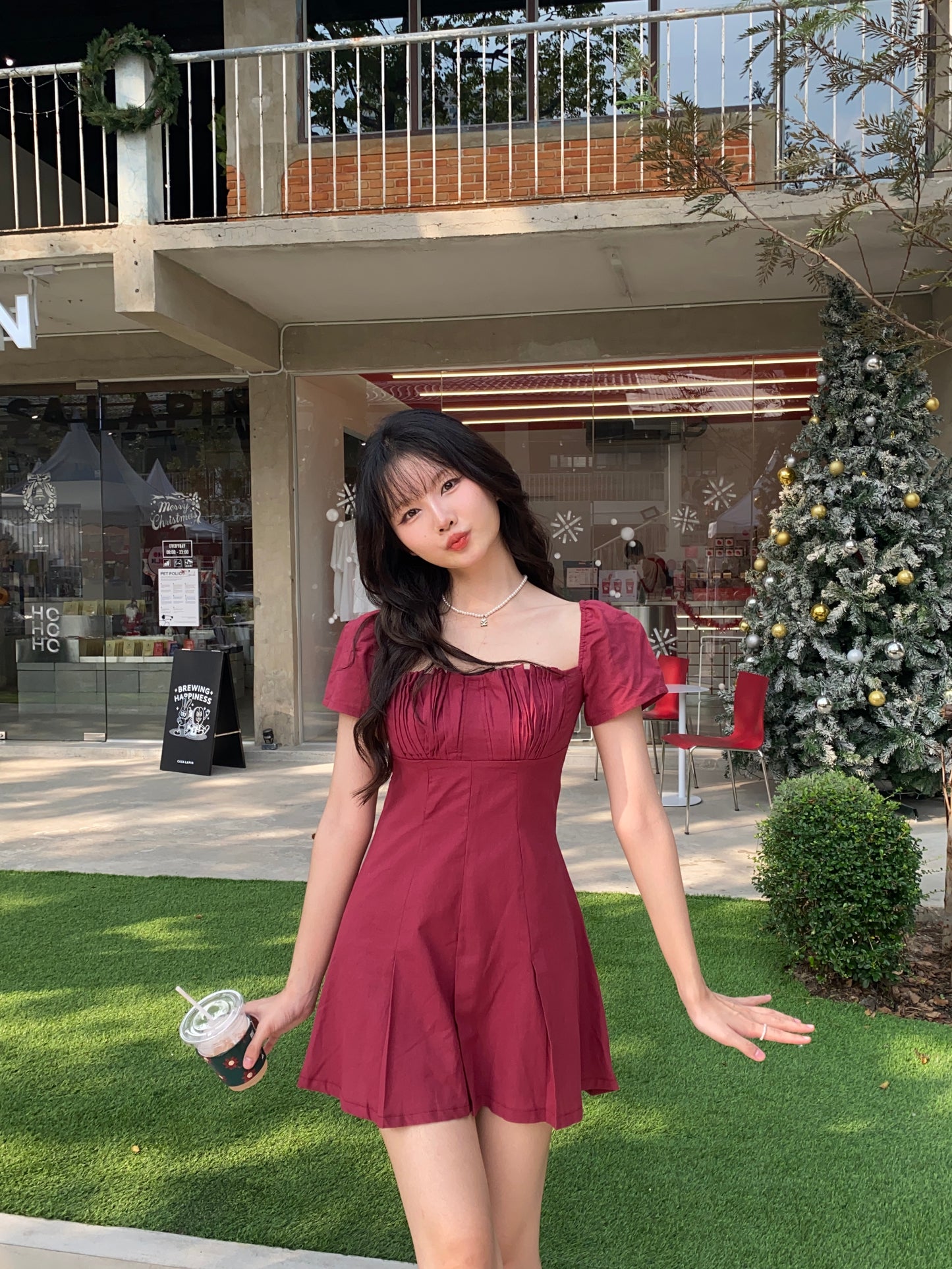 Pony Dress - RED