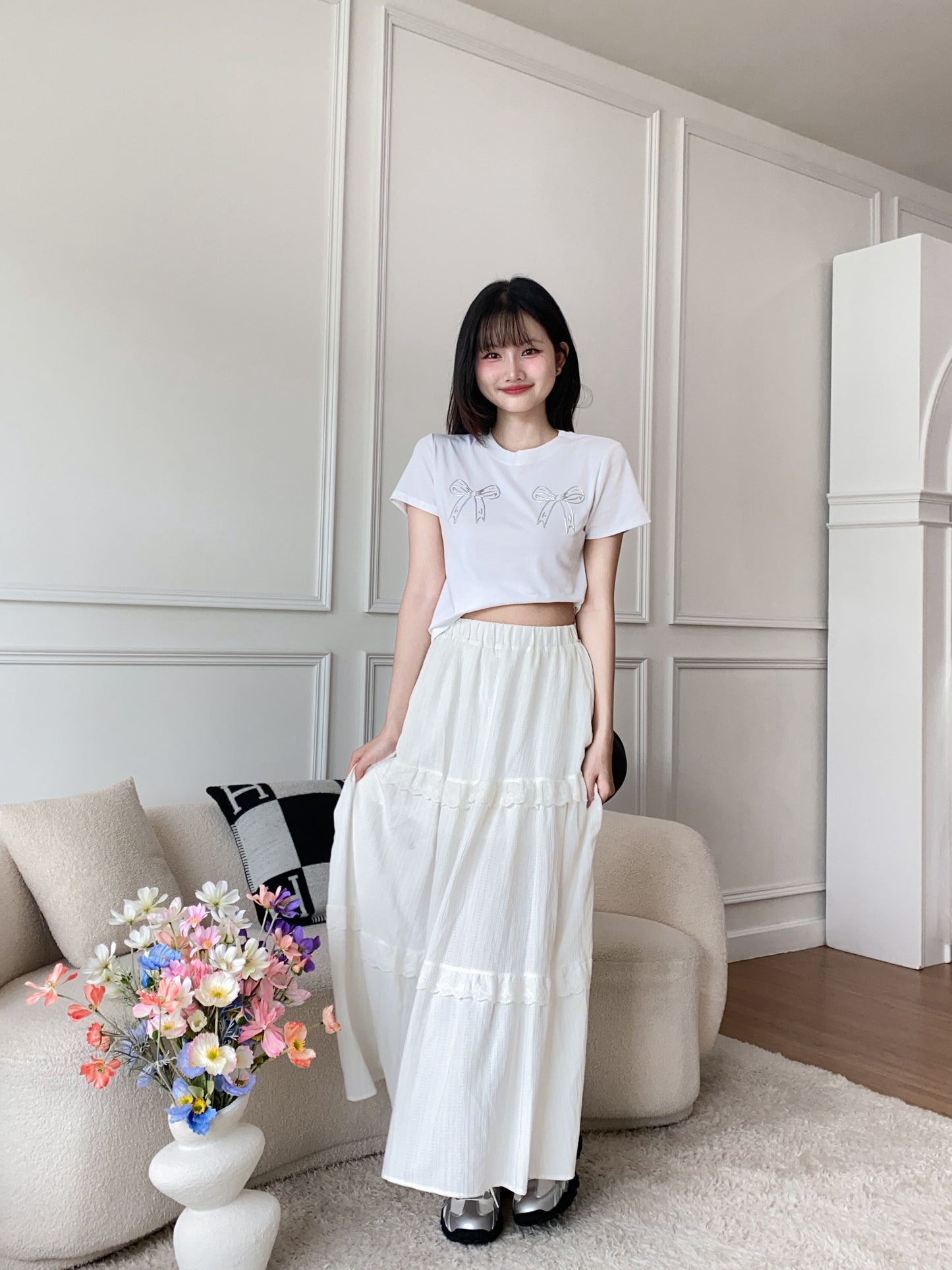 Daily Skirt - WHITE