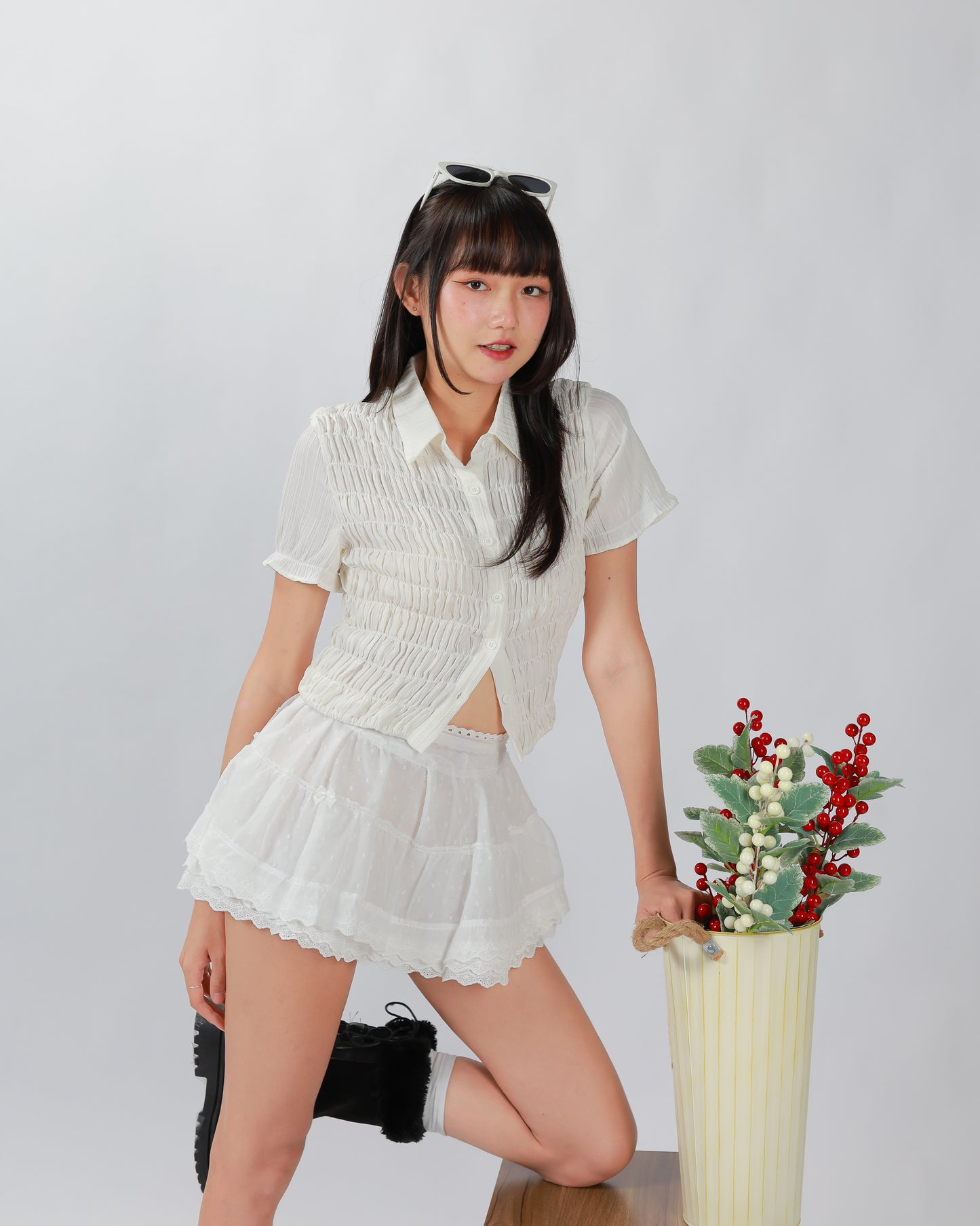 VILLA SKIRT - WHITE